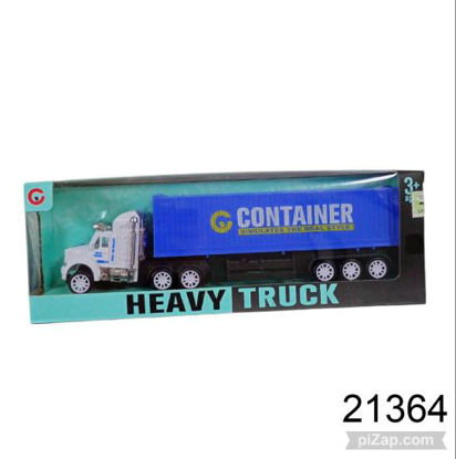 Imagen de CAMION C/CONTAINER 26X7 CM 4.26